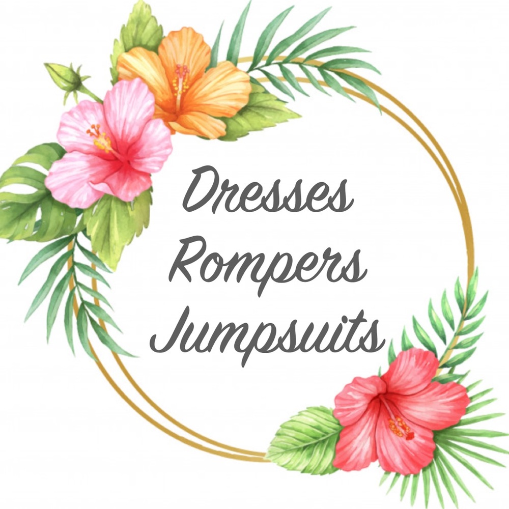 Dresses, rompers, jumpsuits